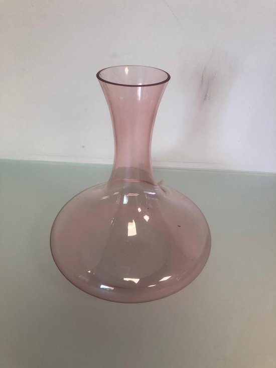 Vase en verre rose | bol