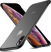 geschikt voor Apple iPhone X / Xs slim case met bumpers - zwart