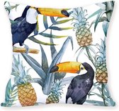 | Kussens | Kussenhoes Tropical Toucan| 45x45 cm.