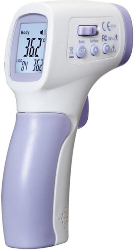 BYD PROFESSIONELE VOORHOOFD THERMOMETER DT-8806S - BYD