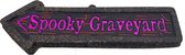Deco Bord Pijl | Spooky Graveyard