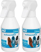 Hg Schoendeo De Schoenen Deo Die Effectief Zweetgeur Neutraliseert - 2 Stuks !