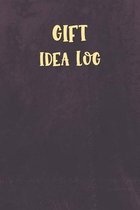 Gift Idea Log