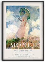 Claude Monet - Femme à l'ombrelle - 50x70 cm - PSTR studio