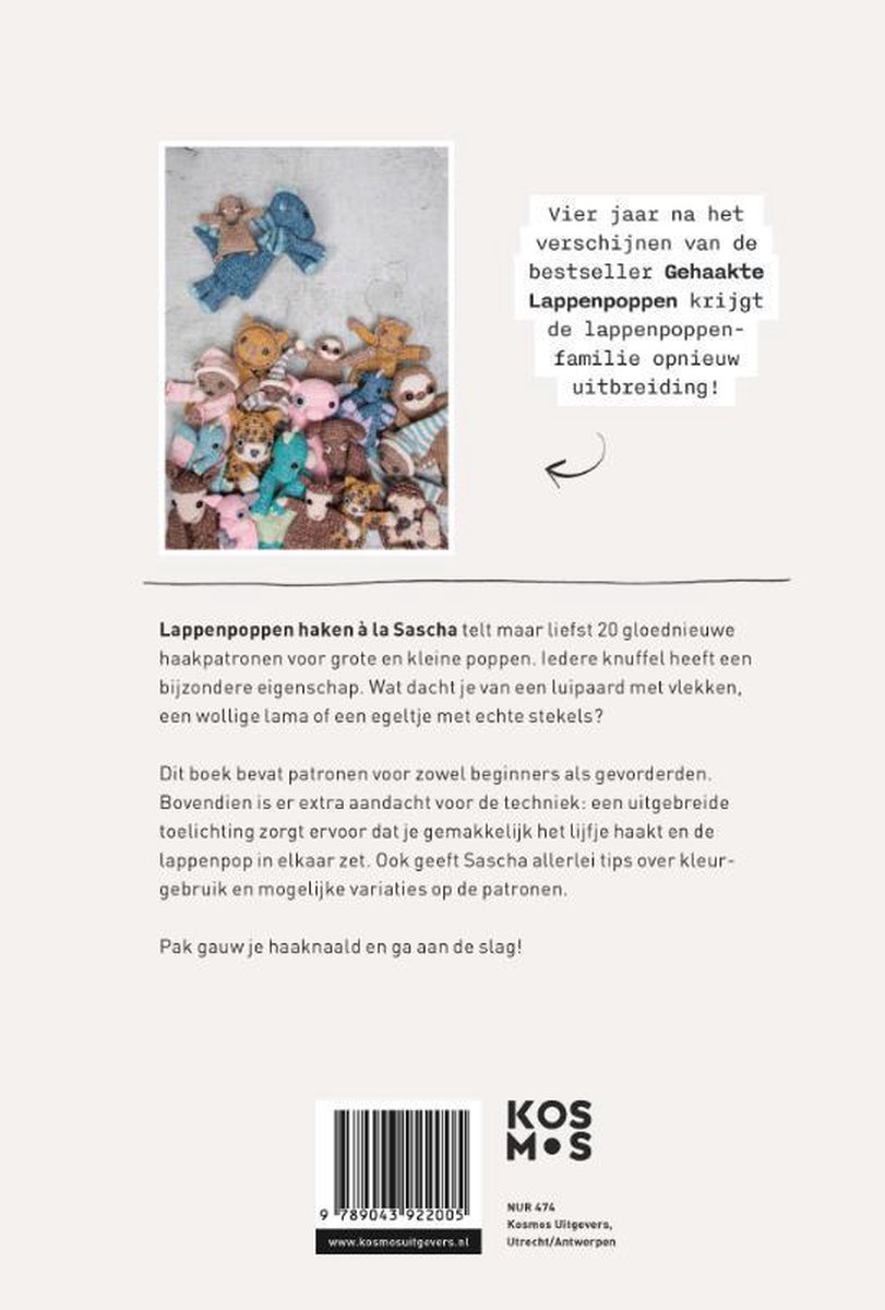 Bol Com Kosmos Boek Lappenpoppen Haken A La Sascha Blase Wagtendonk Sascha Blase Van