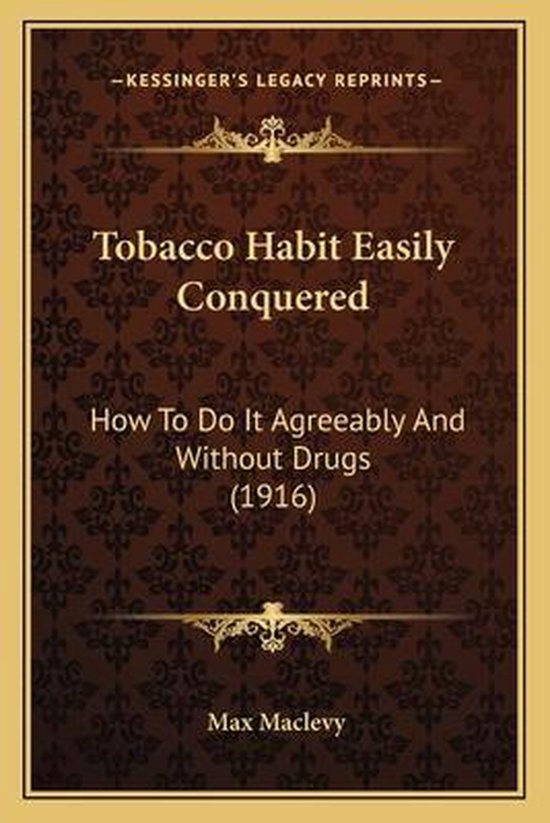Tobacco Habit Easily Conquered - cover