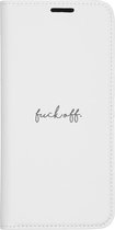 Design Softcase Booktype Samsung Galaxy S20 hoesje - Fuck Off