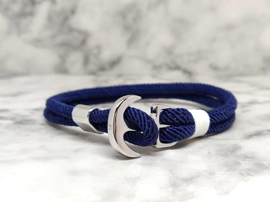 Mei's | Blue Sailor armband | armband mannen / sieraad mannen / Anker armband | bol.com