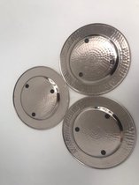 3 grijzen borden