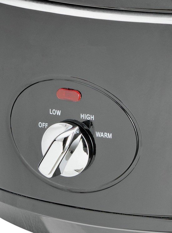 Cookworks 6.5L Slow Cooker zwart