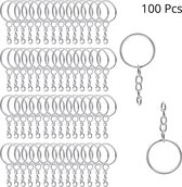 100 sleutelhangers met ketting