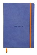 Rhodiarama Lined 6 X 8 1/4 Sapphire Blue Softcover Journal