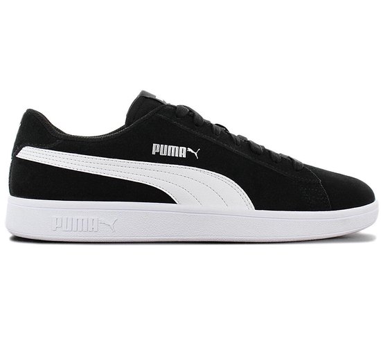 PUMA Smash v2 Sneakers Unisex - Puma Black-Puma White-Puma Silver