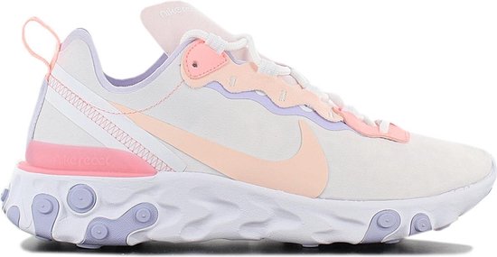 Nike React Element 55 - Dames Sneakers Sportschoenen Casual schoenen  Pale-Roze | bol.com