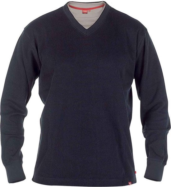 D555 Bliss Heren Lange mouwen Sweater 100% cotton – Navy – Maat L