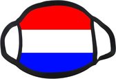 Mondkapje Vlag Nederland Mondkapje - Herbruikbaar - Wasbaar - Geschikt voor OV - Niet medisch - Antibacterieel - Met elastiek - Face Mask - Mondkapje wasbaar - Mondmasker wasbaar