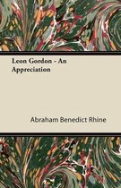 Leon Gordon - An Appreciation