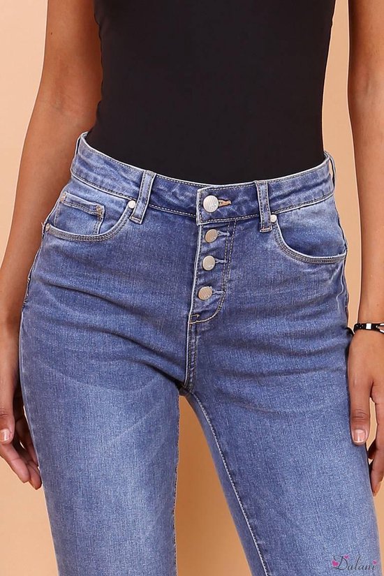 Broek Toxik3 met hoge taille en knoopsluiting jeans SS2020 | bol.com