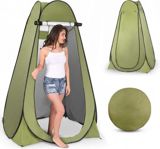 Needventure Douchetent – Pop up Tent - Camping Douche – WC Tent –  Omkleedtent – 200 cm... | bol.com