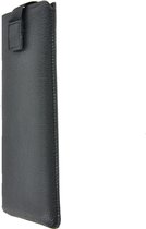 Pearlycase Pouch Cover Insteek hoesje voor Huawei Y7 2019 Zwart
