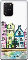 Samsung S10 Lite hoesje siliconen - Amsterdam | Samsung Galaxy S10 Lite case | multi | TPU backcover transparant