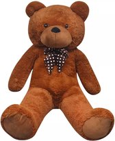 Teddybeer - Knuffelbeer -100 cm - zacht pluche - bruin