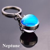 Sleutelhanger | keychain | keyring |Galaxy - space themed|thema - Neptune | Neptunus