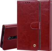 Business Style Oil Wax Texture Horizontal Flip Leather Case voor Geschikt voor Xiaomi Redmi K20 / K20 Pro, met houder & kaartsleuven & portemonnee (rood)