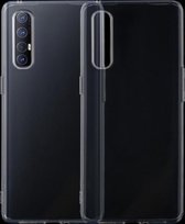 Voor OPPO Reno 3 Pro 0,75 mm ultradunne transparante TPU zachte beschermhoes