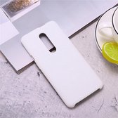 Ultradunne vloeibare siliconen valbestendige beschermhoes voor OnePlus 7 Pro (wit)