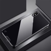 Voor iPhone X / XS SULADA randloze vergulde pc-beschermhoes (zwart)