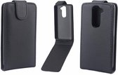 Verticale Flip Leather Case voor LG G2 mini / D620 (zwart)