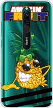 Voor Xiaomi Redmi 8 Painted TPU beschermhoes (ananas)