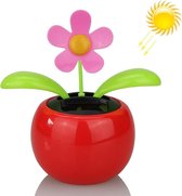 Solar Toy Mini Dancing Flower Zonnebloem Geweldig als cadeau of autodecoratie, kleur willekeurig voor levering