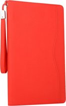 Zakelijke stijl horizontale flip lederen case voor Huawei MediaPad M6 8.4, kan worden gedemonteerd en gescheiden voor gebruik, met portemonnee en kaartsleuf en houder en draagkoord (rood)