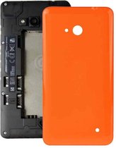 Gladde kunststof achterkant behuizing behuizing voor Microsoft Lumia 640 (oranje)