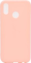 Voor Huawei P20 Lite Candy Color TPU Case (roze)