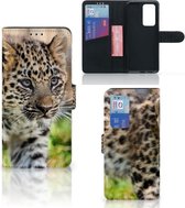 GSM Hoesje Huawei P40 Pro Beschermhoesje met foto Baby Luipaard