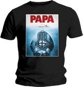 Ghost - Papa Jaws Heren T-shirt - S - Zwart