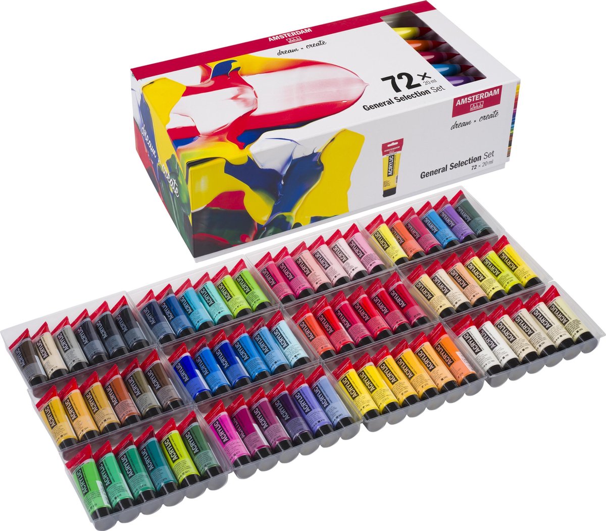 Amsterdam Standard Series acrylverf algemene selectie set | 72 × 20 ml — afbeelding 5