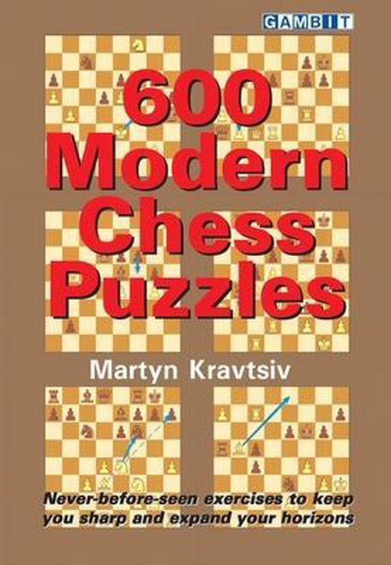 600 Modern Chess Puzzles - cover
