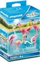 PLAYMOBIL Family Fun  Groupe de flamants roses  - 70351