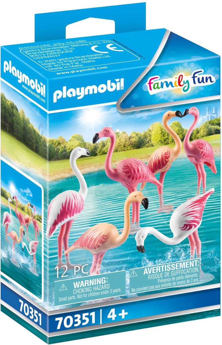 PLAYMOBIL Family Fun Zwerm flamingo's - 70351 - PLAYMOBIL