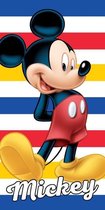 Badlaken Mickey Mouse stripes: 70x140 cm