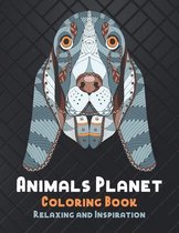 Animals Planet - Coloring Book - Relaxing and Inspiration