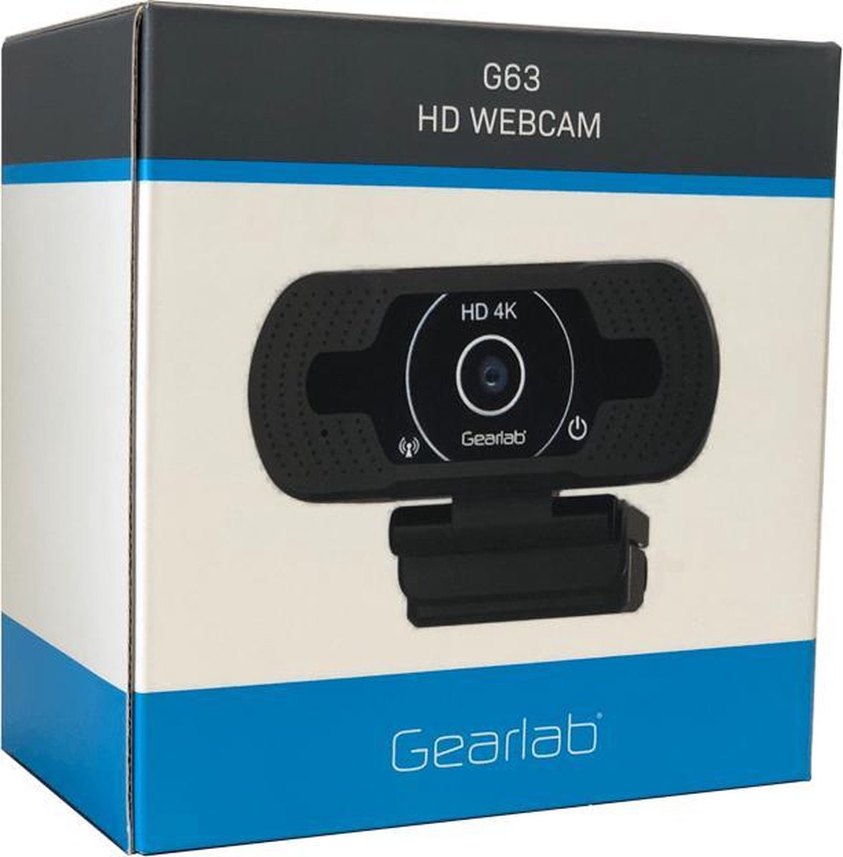 Gearlab G63 webcam - 1080p Full HD - Met microfoon - 8 megapixels - Windows  en Mac - Zwart | bol.com
