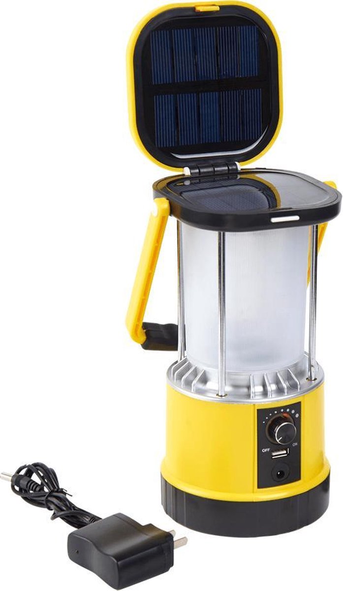 Solar camping lamp Clap dimbaar met USB lader op zonne-energie - Camping  verlichting -... | bol.com