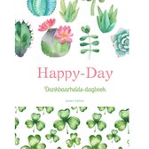 Dankbaarheidsdagboek | Happy-Day | Green editie | hardcover | 1 pagina per dag | Ringband | Just Add Chocolate