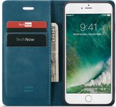 Hoesje geschikt voor iPhone SE 2022 / SE 2020 / 8 / 7 - Book Case Slimline Blauw