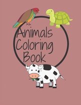 Animals Coloring Book: FUN FACTS COLORING BOOK FOR KIDS